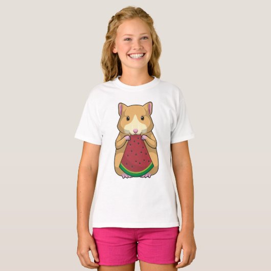 Hamster mit Watermelon T-Shirt (Vorne ganz)