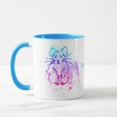 Hamster - Moderne Minimalistische Wasserfarbe - Te Tasse (Links)
