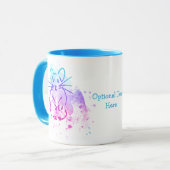Hamster - Moderne Minimalistische Wasserfarbe - Te Tasse (Vorderseite Links)