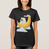 Hamster Moon Clouds T-Shirt (Vorderseite)