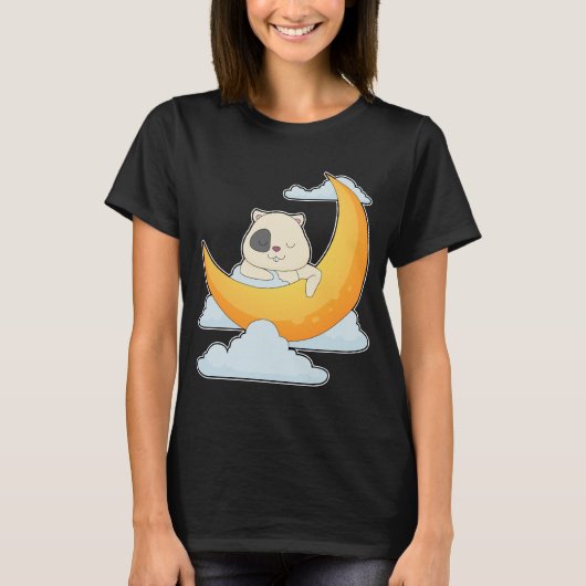 Hamster Moon Clouds T-Shirt (Vorderseite)