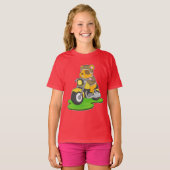 Hamster Motorrad T-Shirt (Vorne ganz)