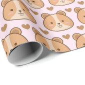 Hamster-Musterpapier Geschenkpapier (Rolleneckpunkt)
