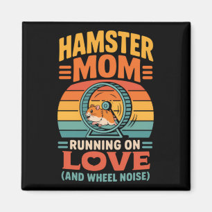 Hamster-Mutter-Halter-Haustier-Hamster Magnet