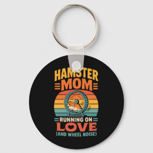 Hamster-Mutter-Halter-Haustier-Hamster Schlüsselanhänger