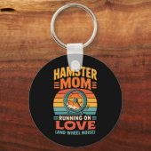 Hamster-Mutter-Halter-Haustier-Hamster Schlüsselanhänger (Vorderseite)