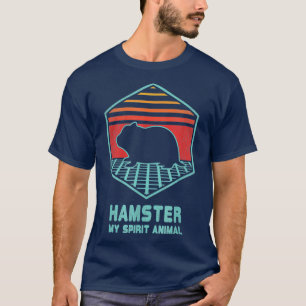 Hamster My Spirit Animal Retro Vintager 80er Style T-Shirt