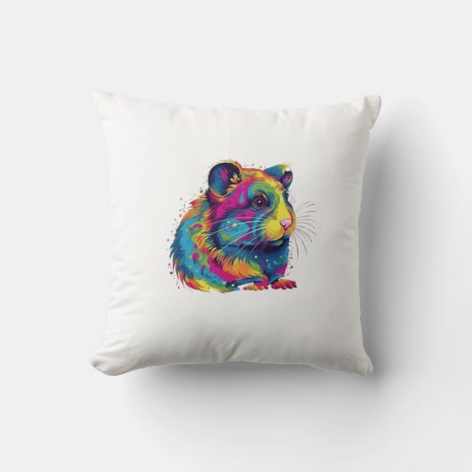 Hamster niedlich kissen (Vorderseite)