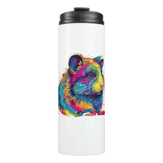Hamster niedlich thermosbecher (Vorderseite)