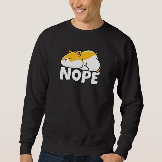 Hamster Nope Sweatshirt (Vorderseite)