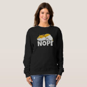 Hamster Nope Sweatshirt (Vorne ganz)