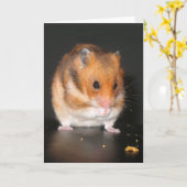 Hamster notecard karte (Gelbe Blume)