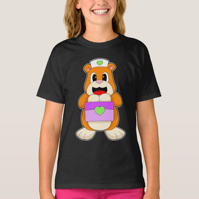 Hamster Nurse Box T-Shirt (Vorderseite)