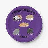 Hamster Pappteller (Vorderseite)