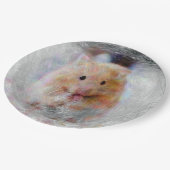 Hamster Pappteller (Schrägansicht)
