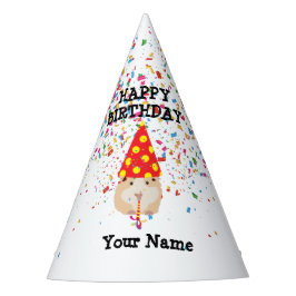 Hamster Partying - Tiere auf der Geburtstagsparty Partyhütchen