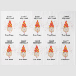 Hamster Partying - Tiere beim Geburtstag Seidenpapier