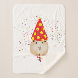 Hamster Partying - Tiere mit Party Sherpadecke