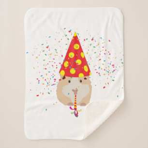 Hamster Partying - Tiere mit Party Sherpadecke