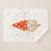 Hamster Partying - Tiere mit Party Sherpadecke (Vorderseite (Horizontal))