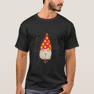 Hamster Partying - Tiere mit Party T-Shirt