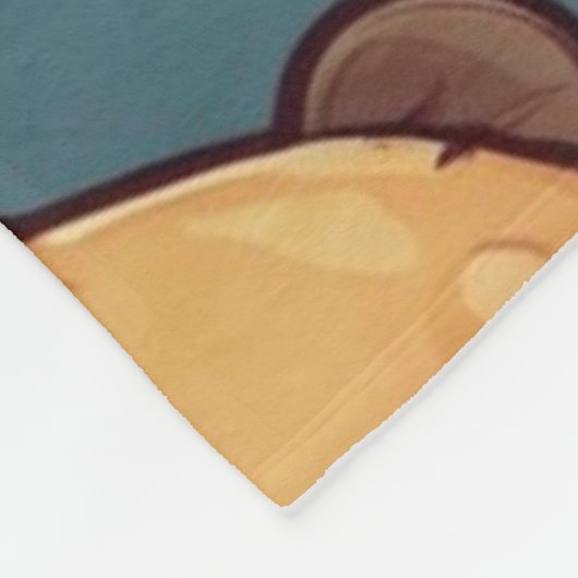 Hamster Pattern Print Fleecedecke (Ecke)