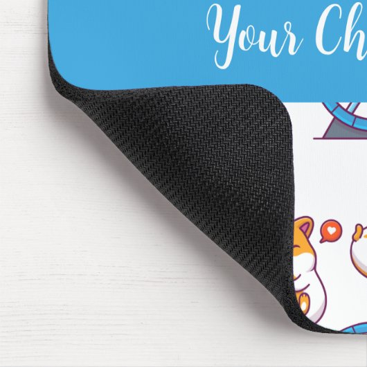 Hamster Personalisiert Mousepad (Ecke)