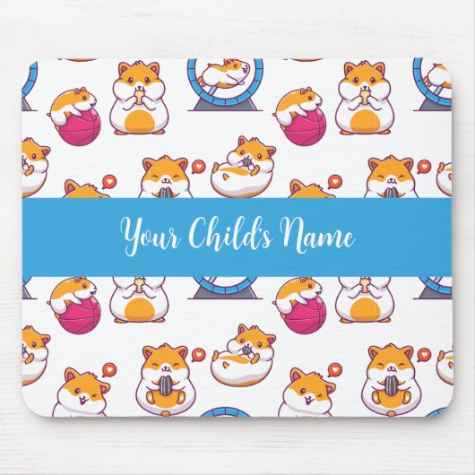 Hamster Personalisiert Mousepad (Vorne)