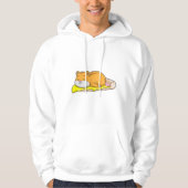 Hamster & Pizza mit Käse Hoodie (Vorderseite)