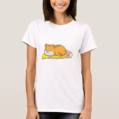 Hamster & Pizza mit Käse T-Shirt (Vorderseite)