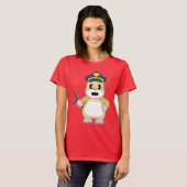 Hamster Polizist Baton Police T-Shirt (Vorne ganz)