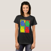 Hamster Pop Art - Retro Rodent T-Shirt (Vorne ganz)