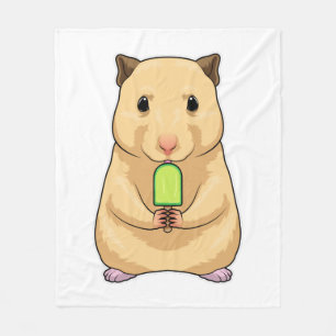 Hamster Popsicle Fleecedecke