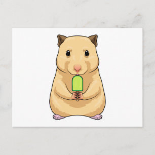 Hamster Popsicle Postkarte