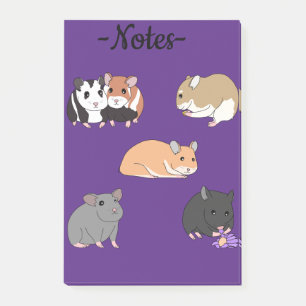 Hamster post-it klebezettel