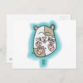 Hamster Postkarte (Vorne/Hinten)