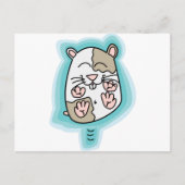 Hamster Postkarte (Vorderseite)