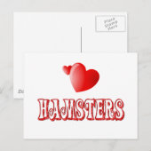 Hamster Postkarte (Vorne/Hinten)