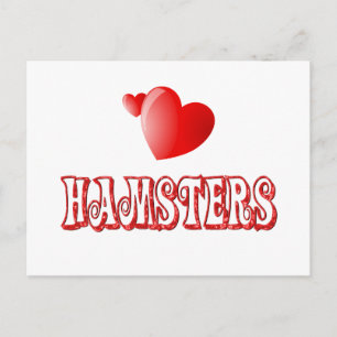 Hamster Postkarte
