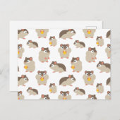 Hamster Postkarte (Vorne/Hinten)