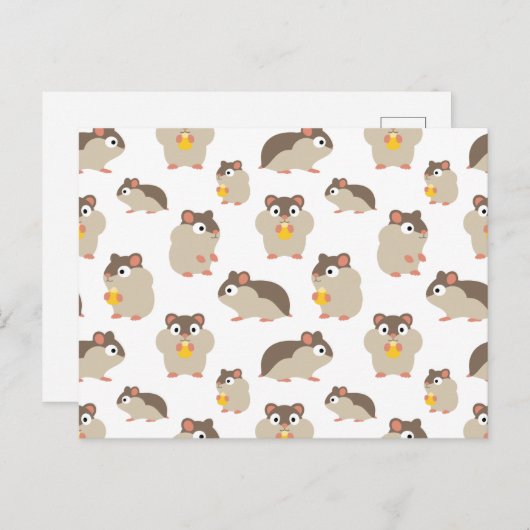 Hamster Postkarte (Vorne/Hinten)
