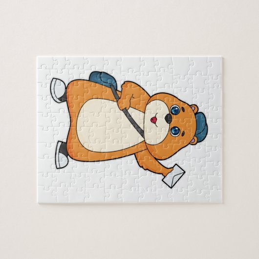 Hamster Postman Letter Puzzle (Horizontal)