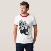 Hamster-Raserei-Wecker T-Shirt (Vorne ganz)