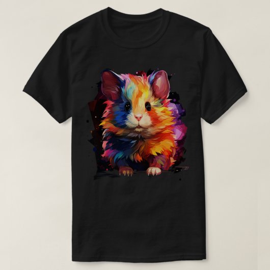 Hamster Regenbogen T-Shirt (Design vorne)