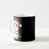 Hamster Santa Hat Pet Lover Boys Girls Kids Christ Kaffeetasse (Vorderseite Links)