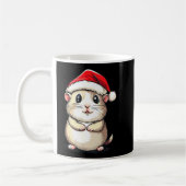 Hamster Santa Hat Pet Lover Boys Girls Kids Christ Kaffeetasse (Links)