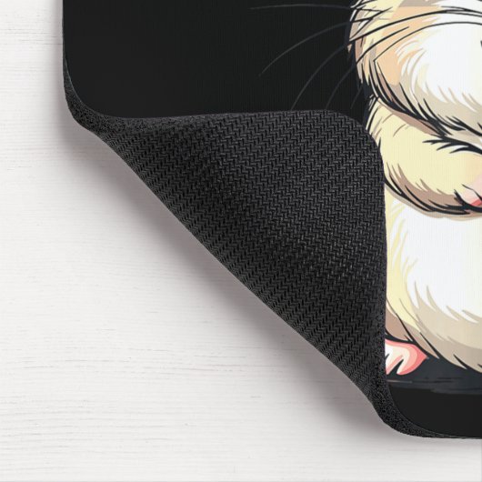 Hamster Santa Hat Pet Lover Boys Girls Kids Christ Mousepad (Ecke)