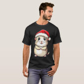 Hamster Santa Hat Pet Lover Boys Girls Kids Christ T-Shirt (Vorne ganz)