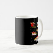 Hamster Santa Sleigh Flying Funny Magical Christma Kaffeetasse (VorderseiteRechts)
