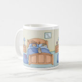 Hamster Schatten Kaffeetasse (Vorderseite Links)